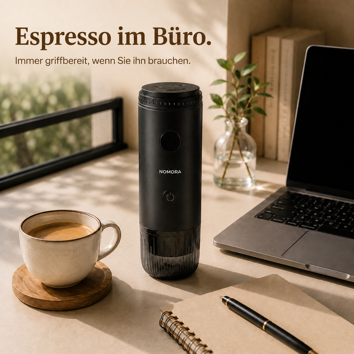 NOMORA™ Premium 2-in-1 Tragbare Espressomaschin