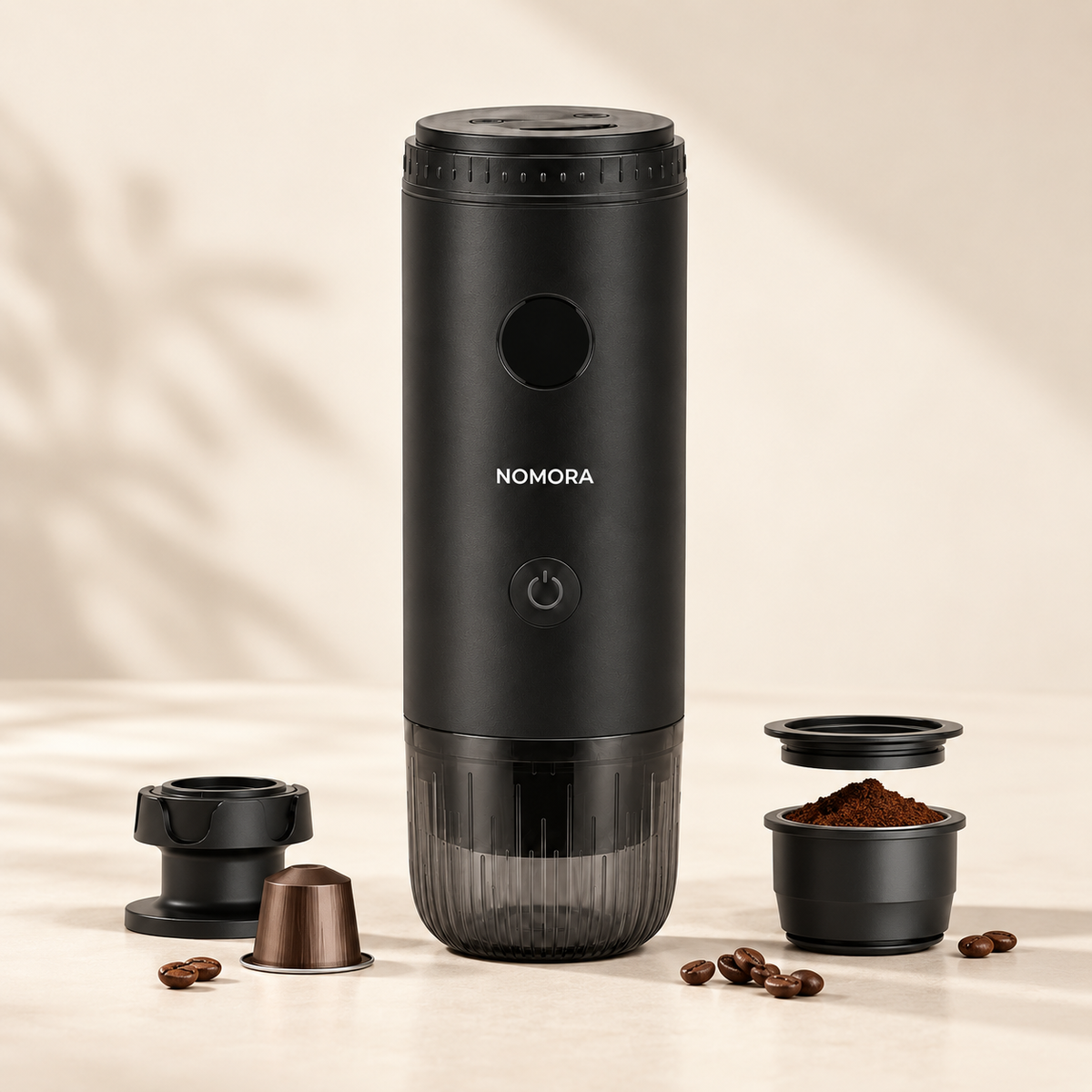 NOMORA™ – Tragbare 2-in-1-Espressomaschine für Abendteuer und Reise