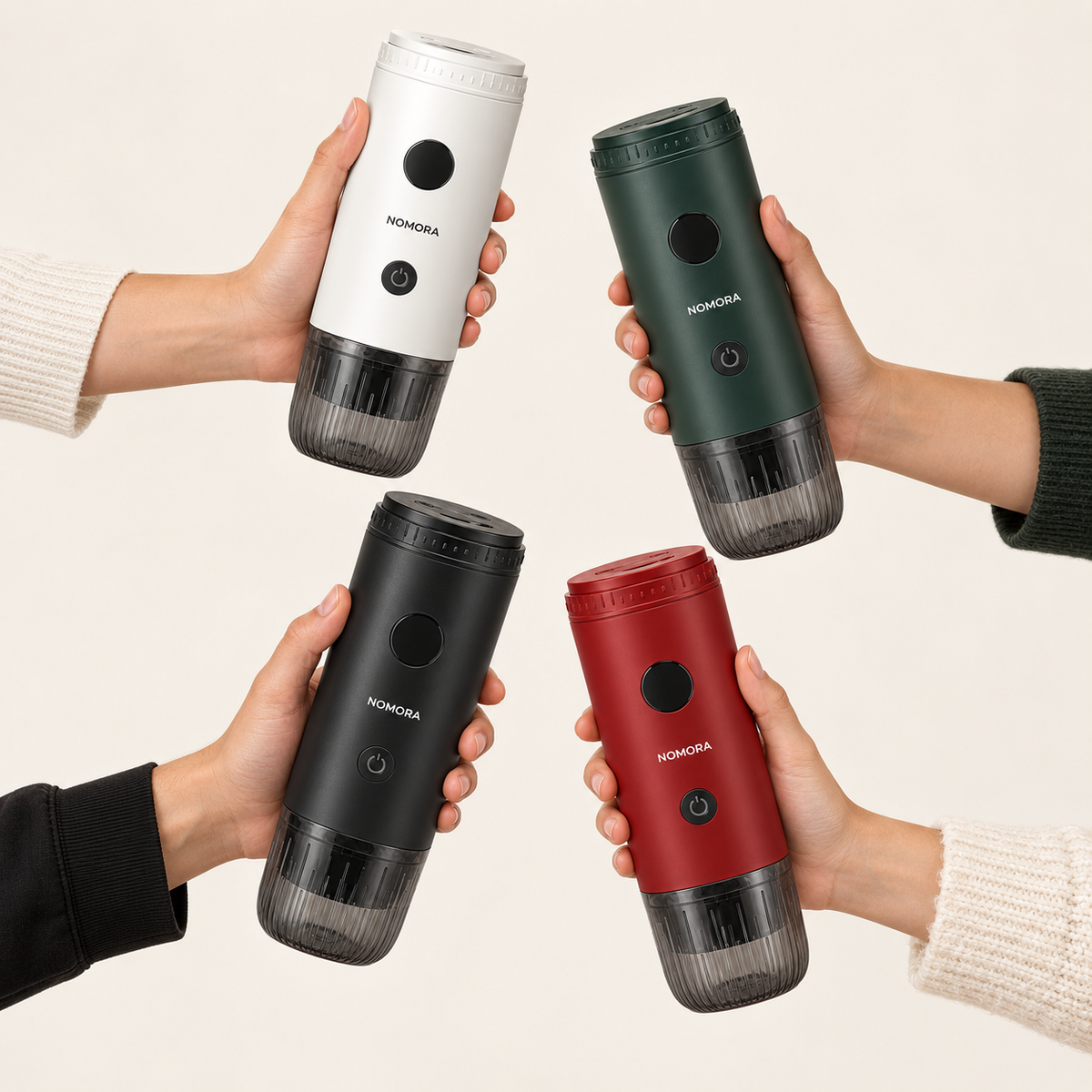 NOMORA™ – Tragbare 2-in-1-Espressomaschine für Abendteuer und Reise