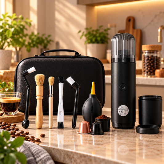 NOMORA™ – Tragbare 2-in-1-Espressomaschine für Büro